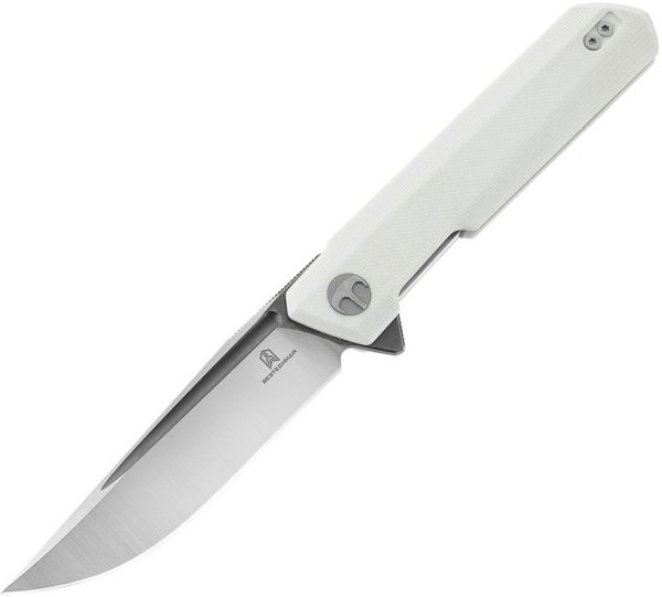BTKMK01G.jpg Bestech Bestechman Dundee Linerlock - White G10 D2
