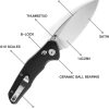 Bestech Ronan B-Lock Black G10 Folding Knife