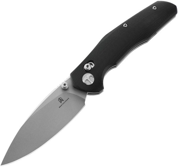 Bestech Ronan B-Lock Stonewash Black G10