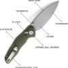 Bestech Ronan B-Lock Stonewash OD Green