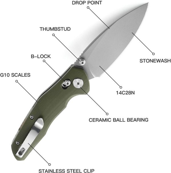 Bestech Ronan B-Lock Stonewash OD Green