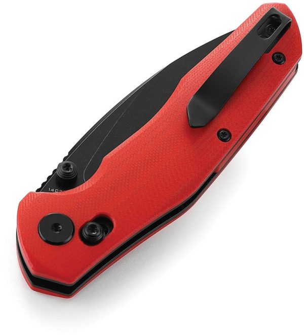 Bestech Ronan B-Lock Red G10 Black Stonewash