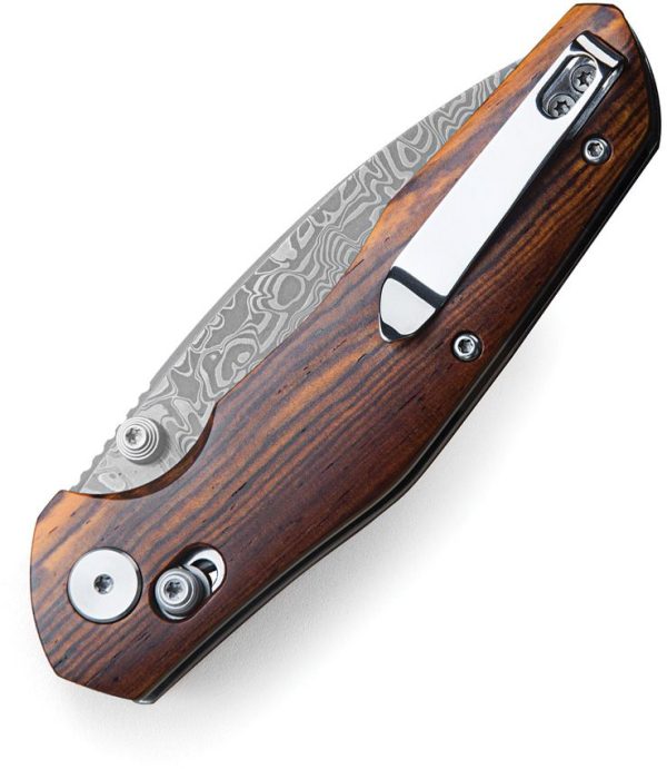 Bestech Ronan B-Lock Damascus Rosewood Folding
