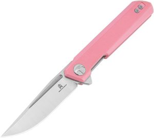 Bestech Mini Dundee Linerlock Pink G10 EDC Knife