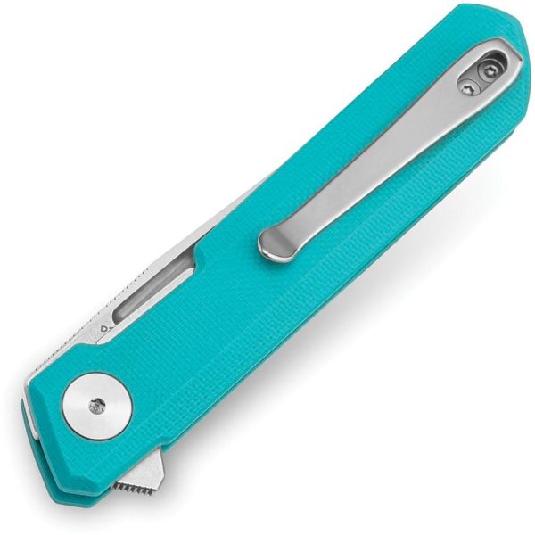 Bestech Mini Dundee Linerlock Teal G10 EDC Knife