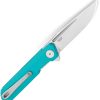 Bestech Mini Dundee Linerlock Teal G10 EDC Knife