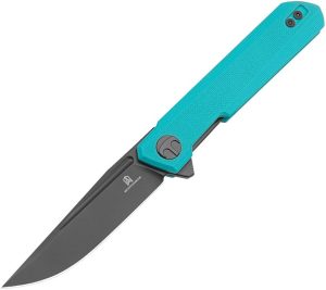 Bestech Mini Dundee Linerlock Teal PVD Coated D2 Knife