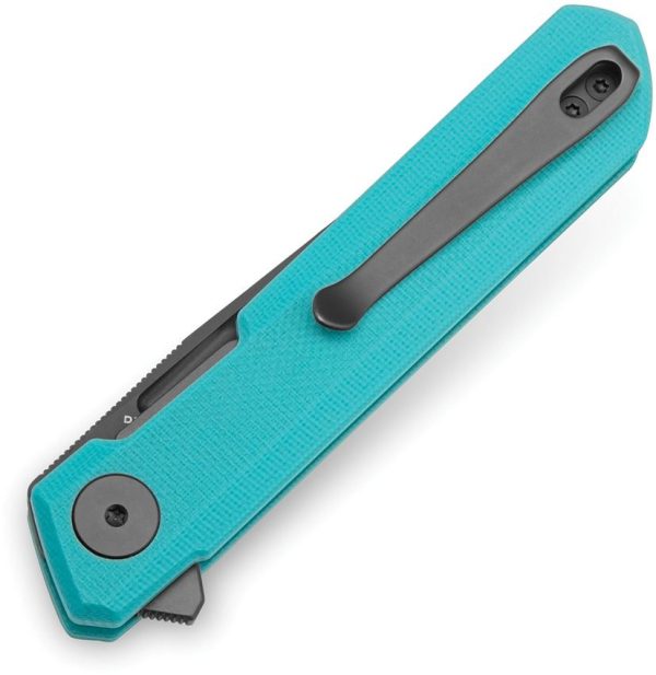 Bestech Mini Dundee Linerlock Teal PVD Coated D2 Knife