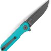 Bestech Mini Dundee Linerlock Teal PVD Coated D2 Knife