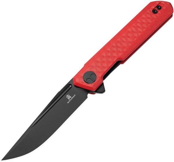 Bestech Mini Dundee Linerlock Red G10