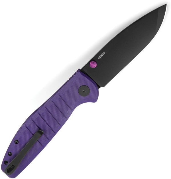 Bestech Goodboy Buttonlock Purple G10