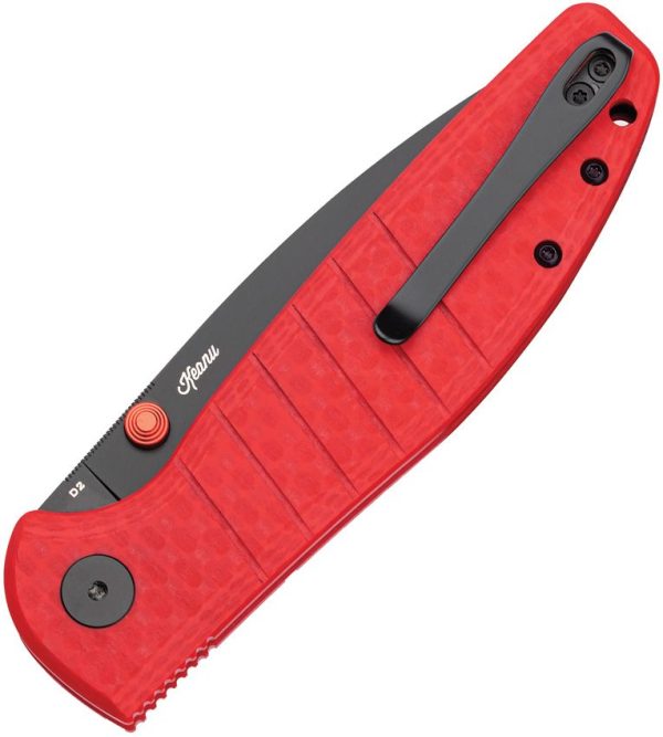 Bestech Goodboy Buttonlock Red G10