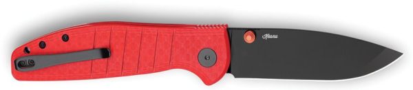 Bestech Goodboy Buttonlock Red G10