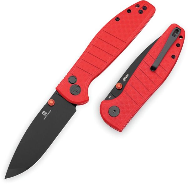 Bestech Goodboy Buttonlock Red G10