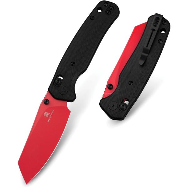Bestech Cicada's Wing B-Lock Black G10 Red Blade
