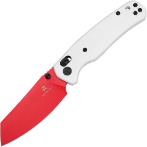 Bestech Cicada's Wing B-Lock White G10 Red Blade