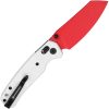 Bestech Cicada's Wing B-Lock White G10 Red Blade