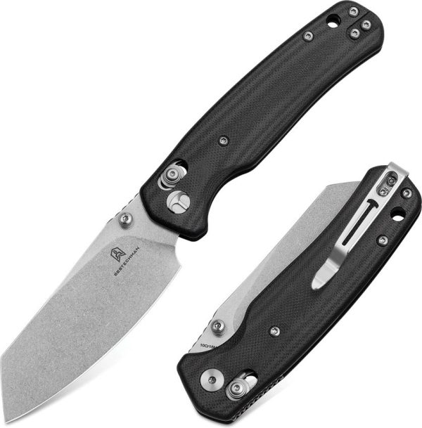Bestech Cicada's Wing B-Lock Black Stonewash Blade