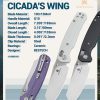 Bestech Cicada's Wing B-Lock Black Satin Blade