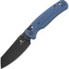 Bestech Cicada's Wing Bar Lock Blue PVD Reverse Tanto