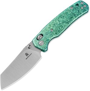 BTKMK06N.jpg Bestech Cicada's Wing B-Lock Titanium Green Handle