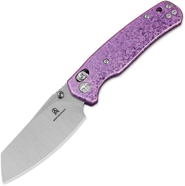 Bestech Cicada's Wing B-Lock Titanium Purple Handle