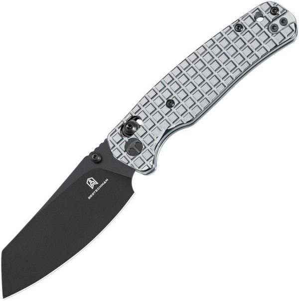 Bestech Cicada's Wing B-Lock Tanto - Polished Frag Black PVD
