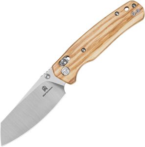 BTKMK06W1.jpg Bestech Cicada's Wing Crossbar Olive - Reverse Tanto