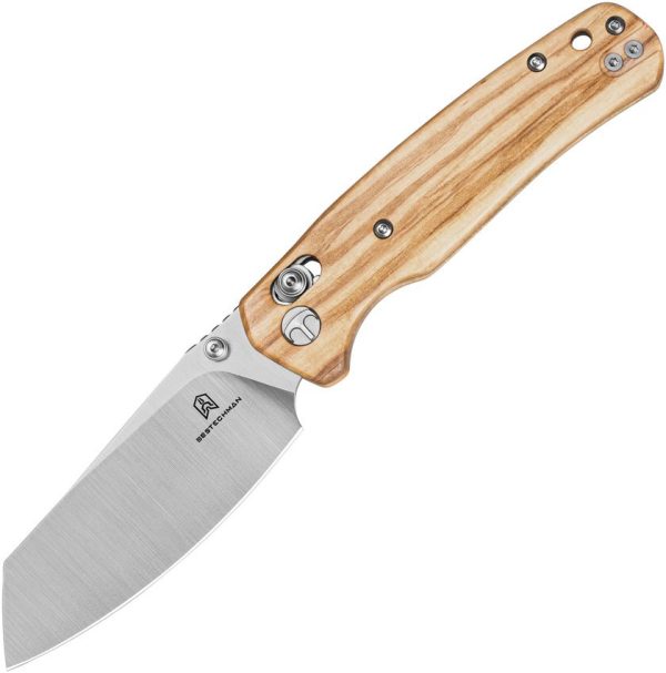 Bestech Cicada's Wing Crossbar Olive - Reverse Tanto