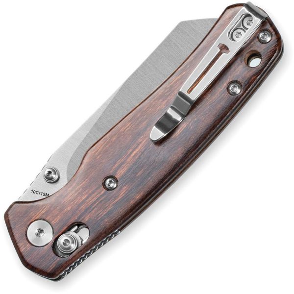 Bestech Cicada's Wing B-Lock Ironwood - Stainless