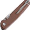 Bestechman Velix Button Lock Brown G10 - 14C28N