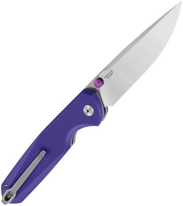 Bestechman Velix Button Lock Purple G10 - 14C28N
