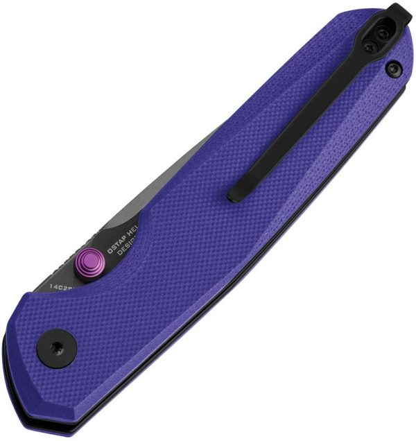 Bestech Bestechman Velix Button Lock Purple G10