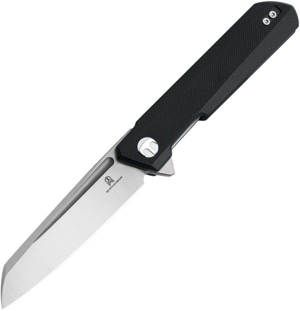 BTKMK09A.jpg Bestech Dundee Linerlock Sheepsfoot Black G10