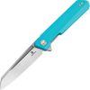 BTKMK09B.jpg Bestech Dundee Linerlock Sheepsfoot Teal G10