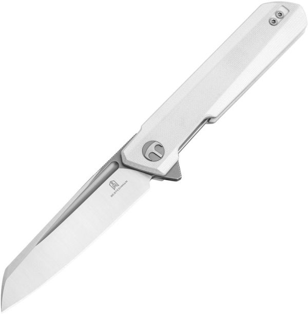 BTKMK09C.jpg Bestech Dundee Linerlock Sheepsfoot White G10