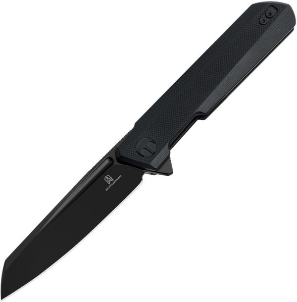 BTKMK09E.jpg Bestech Dundee Linerlock Black G10 Sheepsfoot