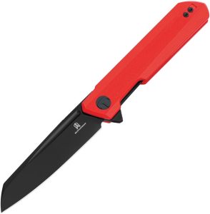 Bestech Dundee Linerlock Red G10 Sheepsfoot