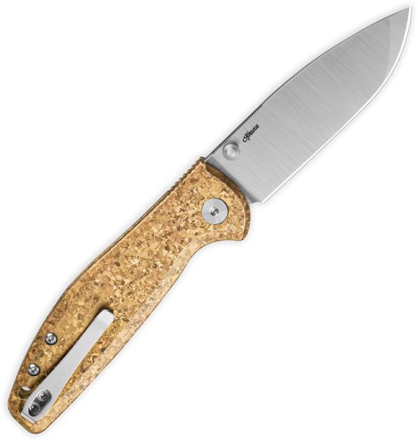Bestech Bestechman Goodboy Jr. Gold Titanium MagnaCut