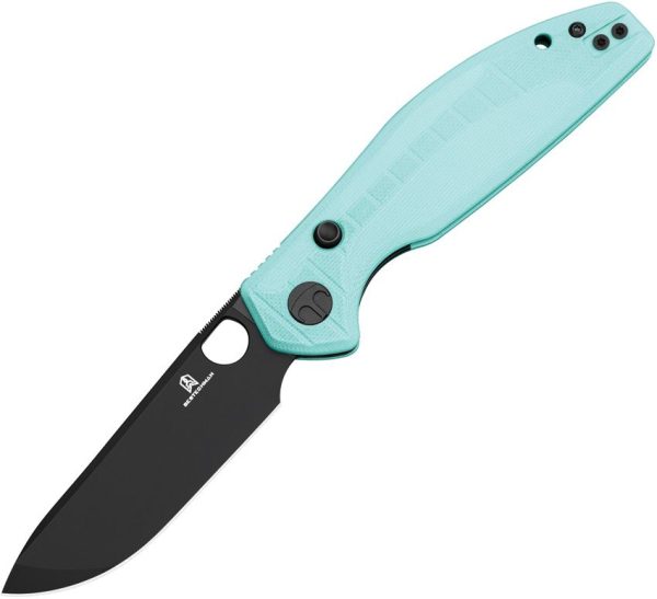 Bestech Angry Owl B-Lock PVD Teal G10