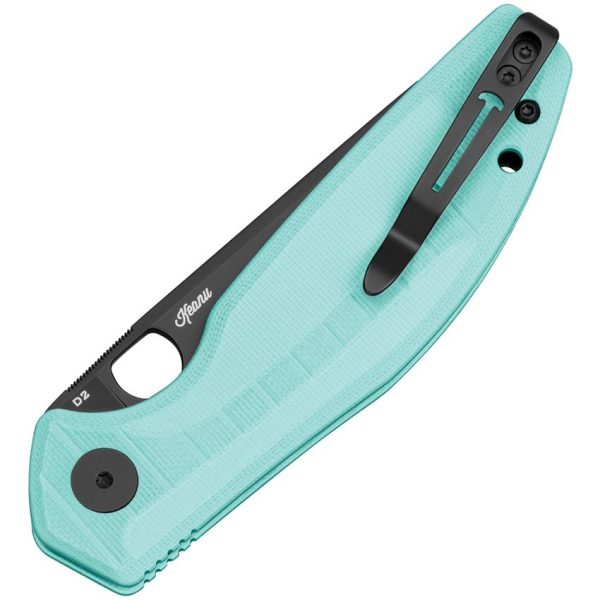Bestech Angry Owl B-Lock PVD Teal G10