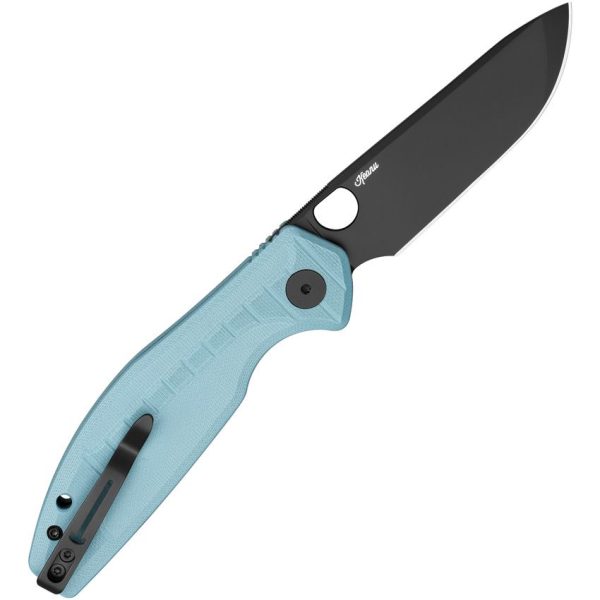 Bestech Angry Owl B-Lock PVD Blue-Gray G10