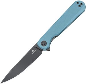 Bestech Bestechman Flick Linerlock Blue-Gray G10