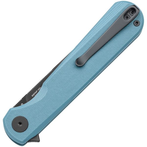 Bestech Bestechman Flick Linerlock Blue-Gray G10