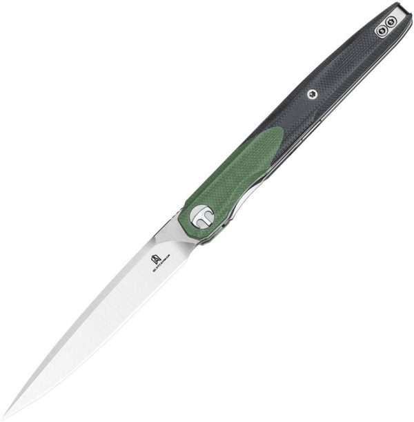 Bestech Bestechman Lanza Linerlock Black/OD Green G10