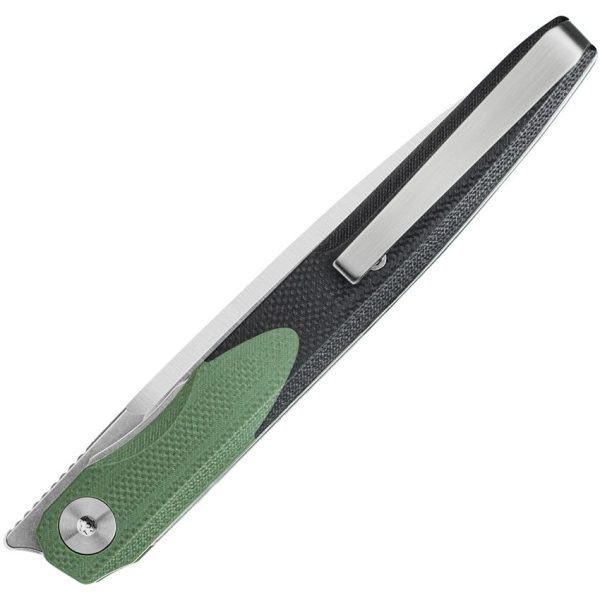 Bestech Bestechman Lanza Linerlock Black/OD Green G10
