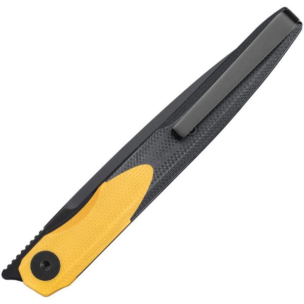 Bestech Bestechman Lanza Linerlock Black/Yellow G10