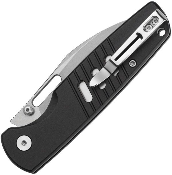 Bestech Knives Vector Button Lock - Black Aluminum