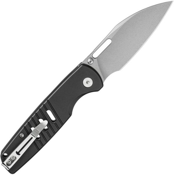 Bestech Knives Vector Button Lock - Black Aluminum