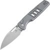Bestech Knives Vector Button Lock - Gray Aluminum